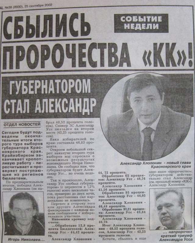 Статьи в СМИ с Магом Николаевым